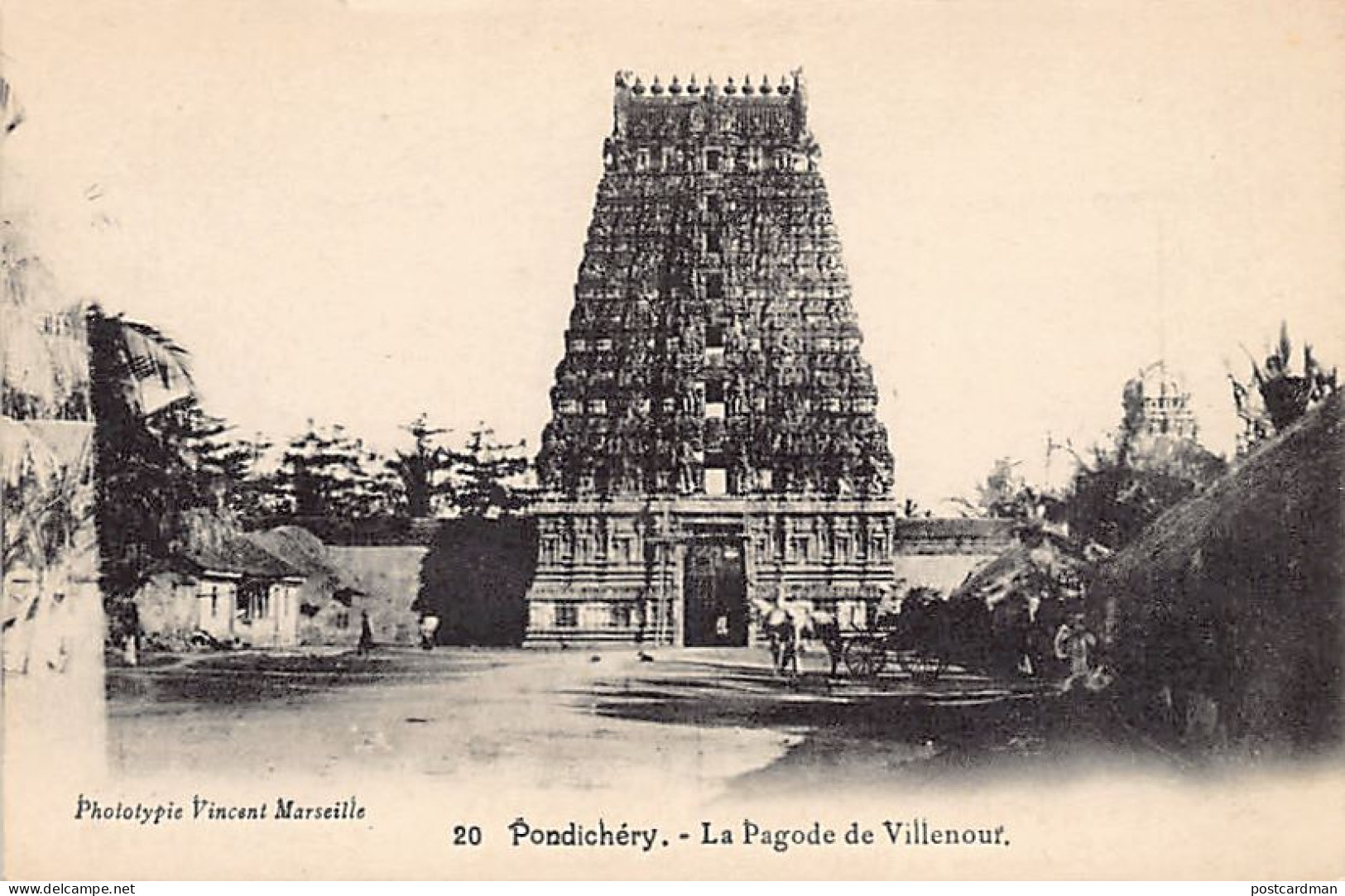 India - VILLANUR - Kameeswarar Temple - Publ. Vincent 20 - Inde