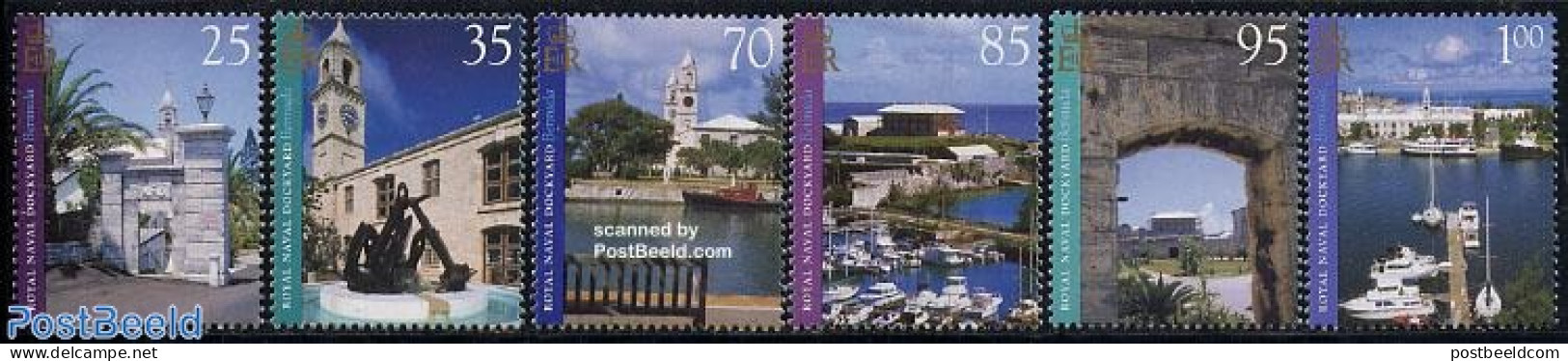 Bermuda 2004 Royal Naval Dockyard 6v, Mint NH, Transport - Ships And Boats - Boten