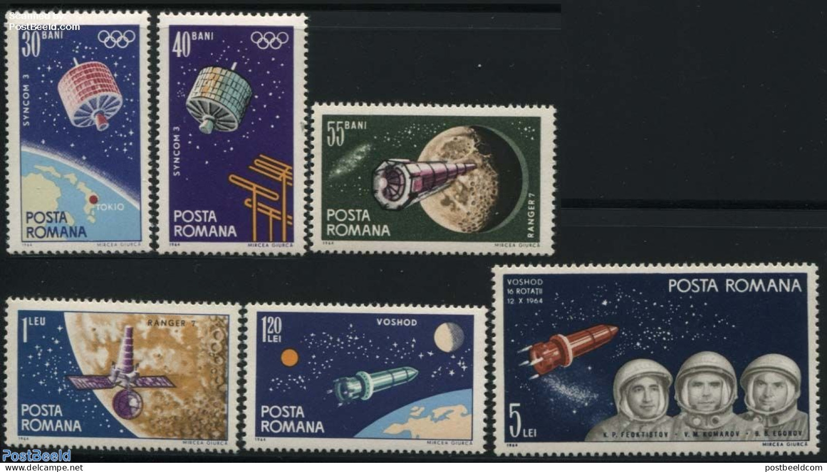 Romania 1965 Space Exploration 6v, Mint NH, Transport - Space Exploration - Unused Stamps