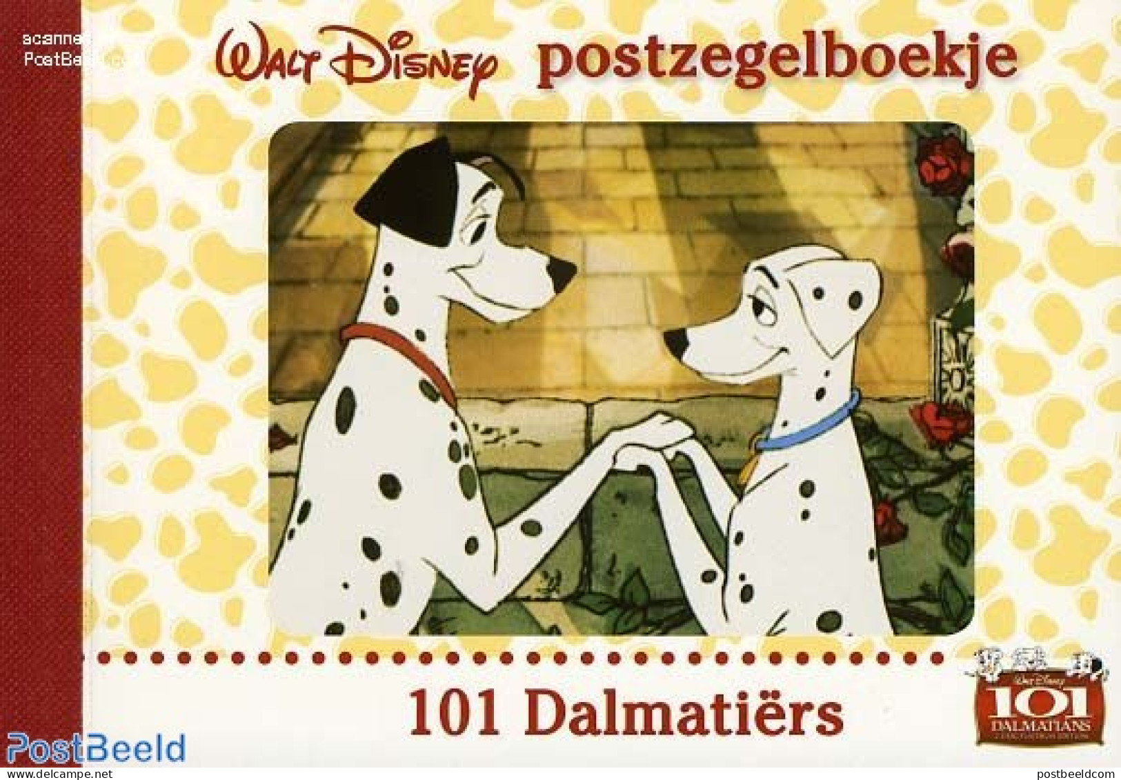 Netherlands - Personal Stamps TNT/PNL 2008 101 Dalmatiers, Prestige Booklet, Mint NH, Nature - Dogs - Stamp Booklets -.. - Unclassified