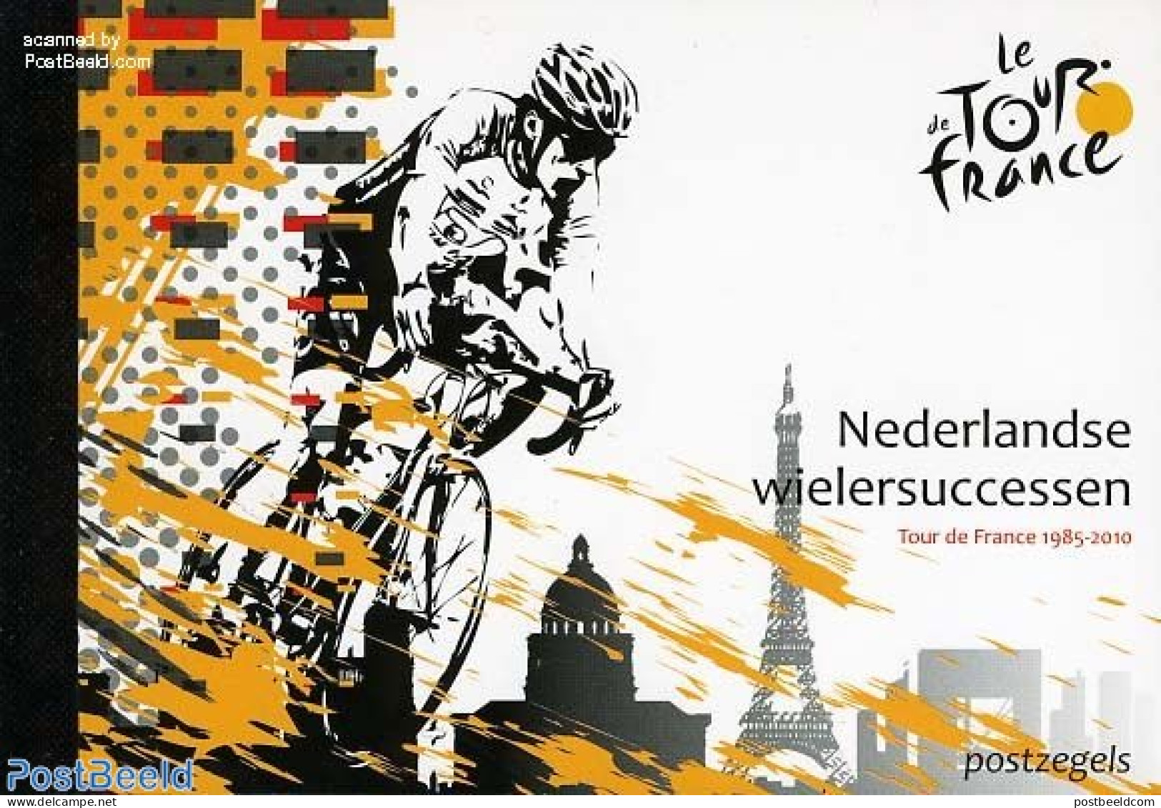 Netherlands - Personal Stamps TNT/PNL 2010 Tour De France 1985-2010 Prestige Booklet, Mint NH, Sport - Cycling - Sport.. - Cyclisme