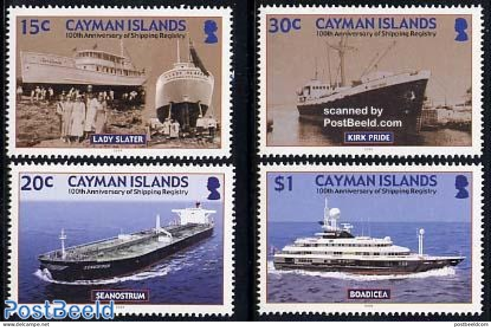 Cayman Islands 2004 Shipping Registry 4v, Mint NH, Transport - Ships And Boats - Boten