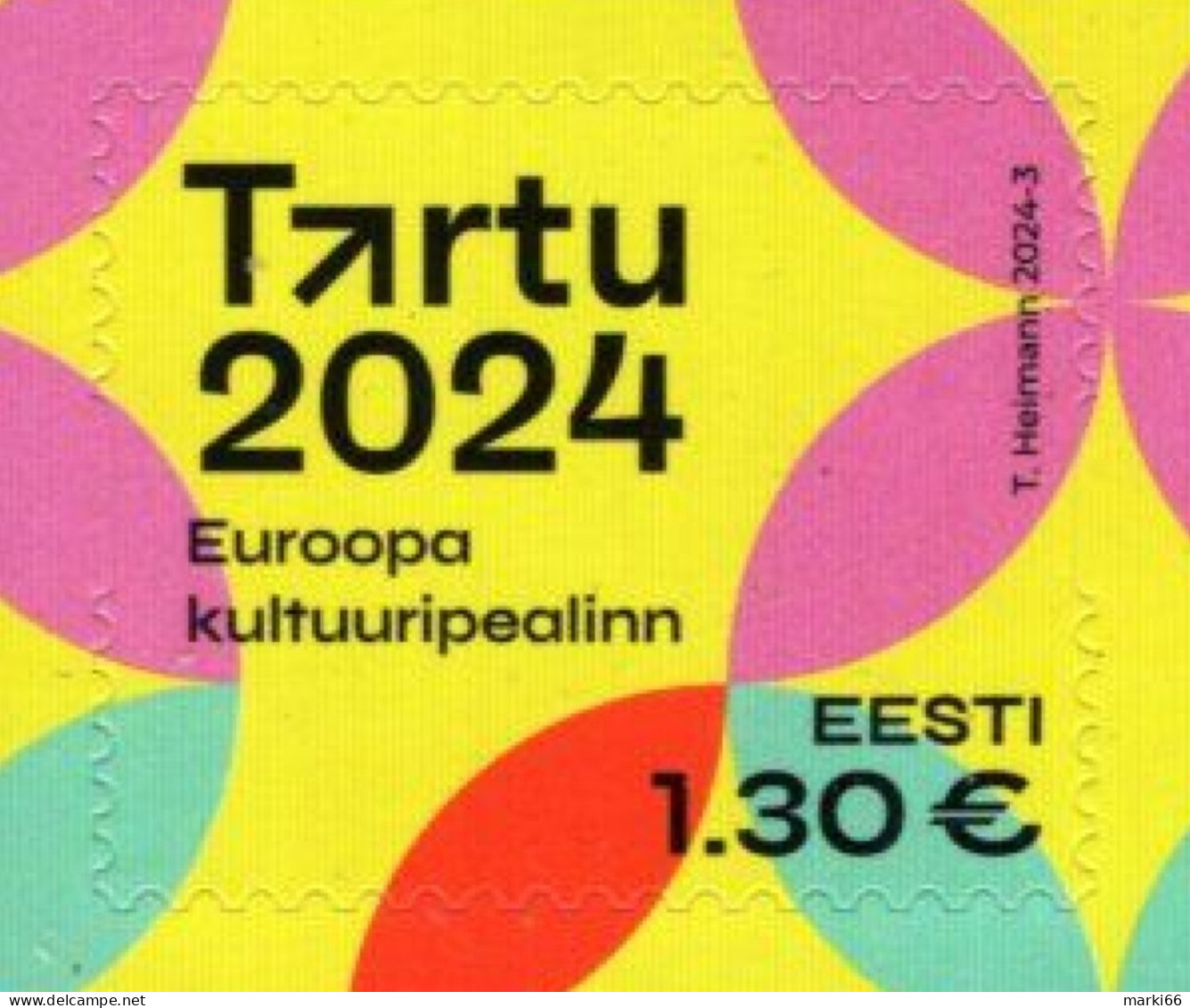 Estonia - 2024 - Tartu - European Capital Of Culture '24 - Mint Self-adhesive Stamp - Estonie