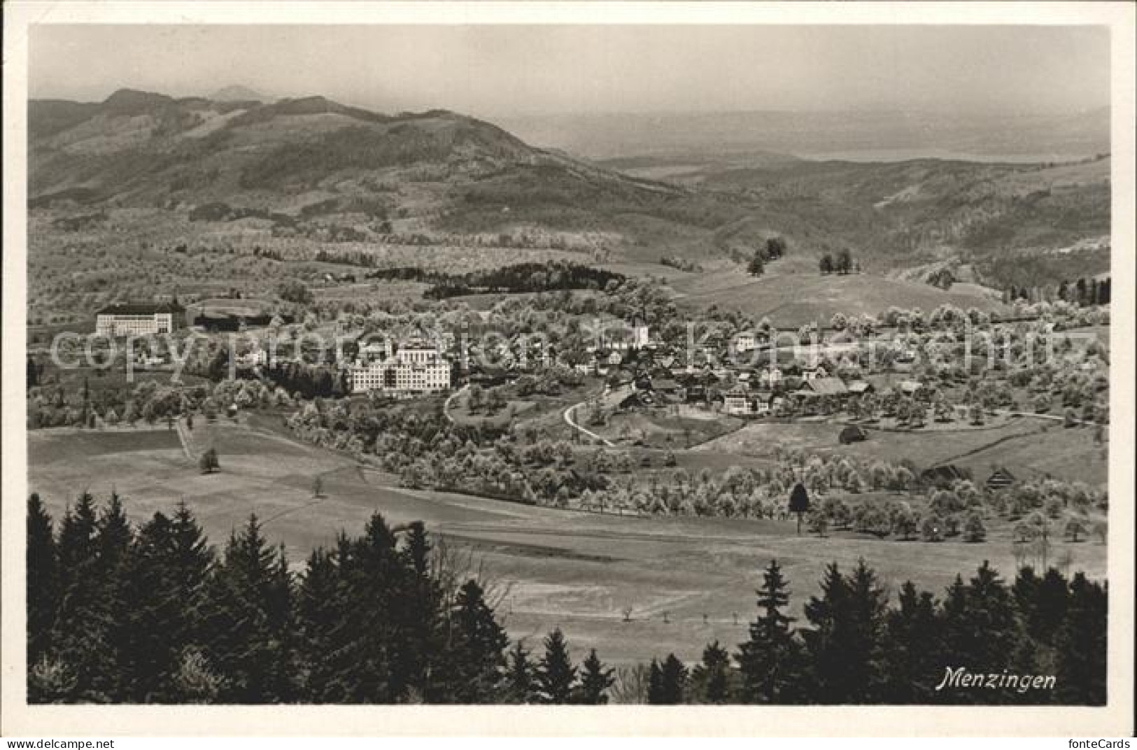 11963559 Menzingen Zug Panorama Menzingen - Sonstige & Ohne Zuordnung