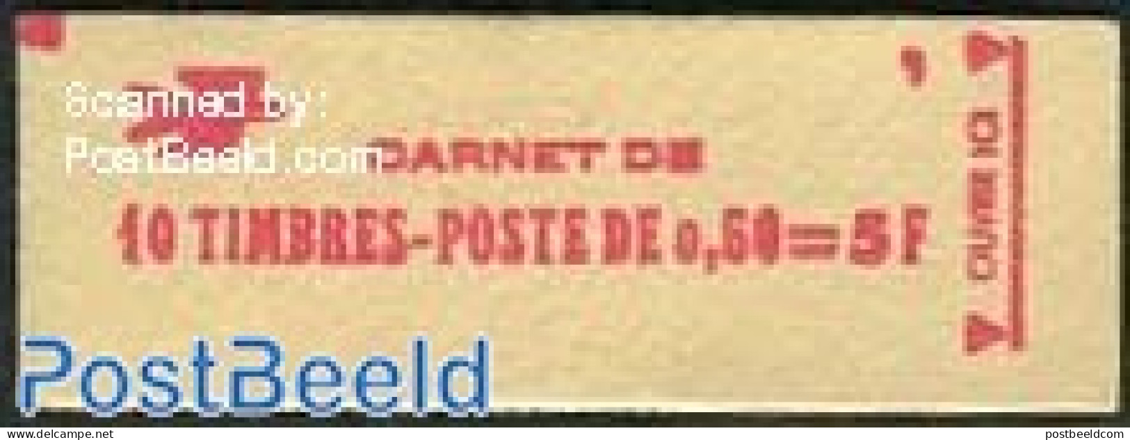 France 1971 Definitives Booklet 10x0.50, Caisse Depargne, Mint NH, Stamp Booklets - Ungebraucht