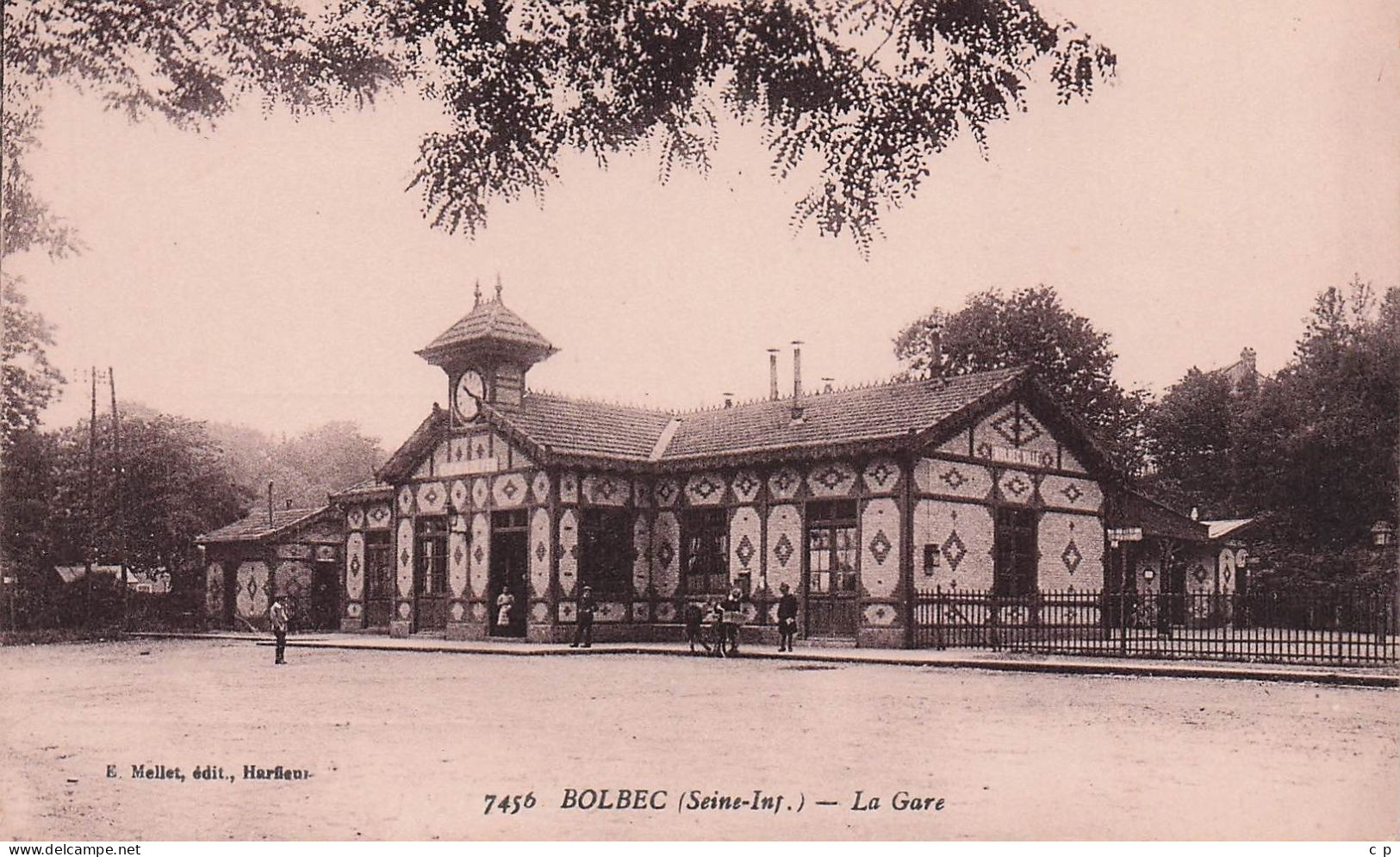 Bolbec  - La  Gare -  CPA °J - Bolbec