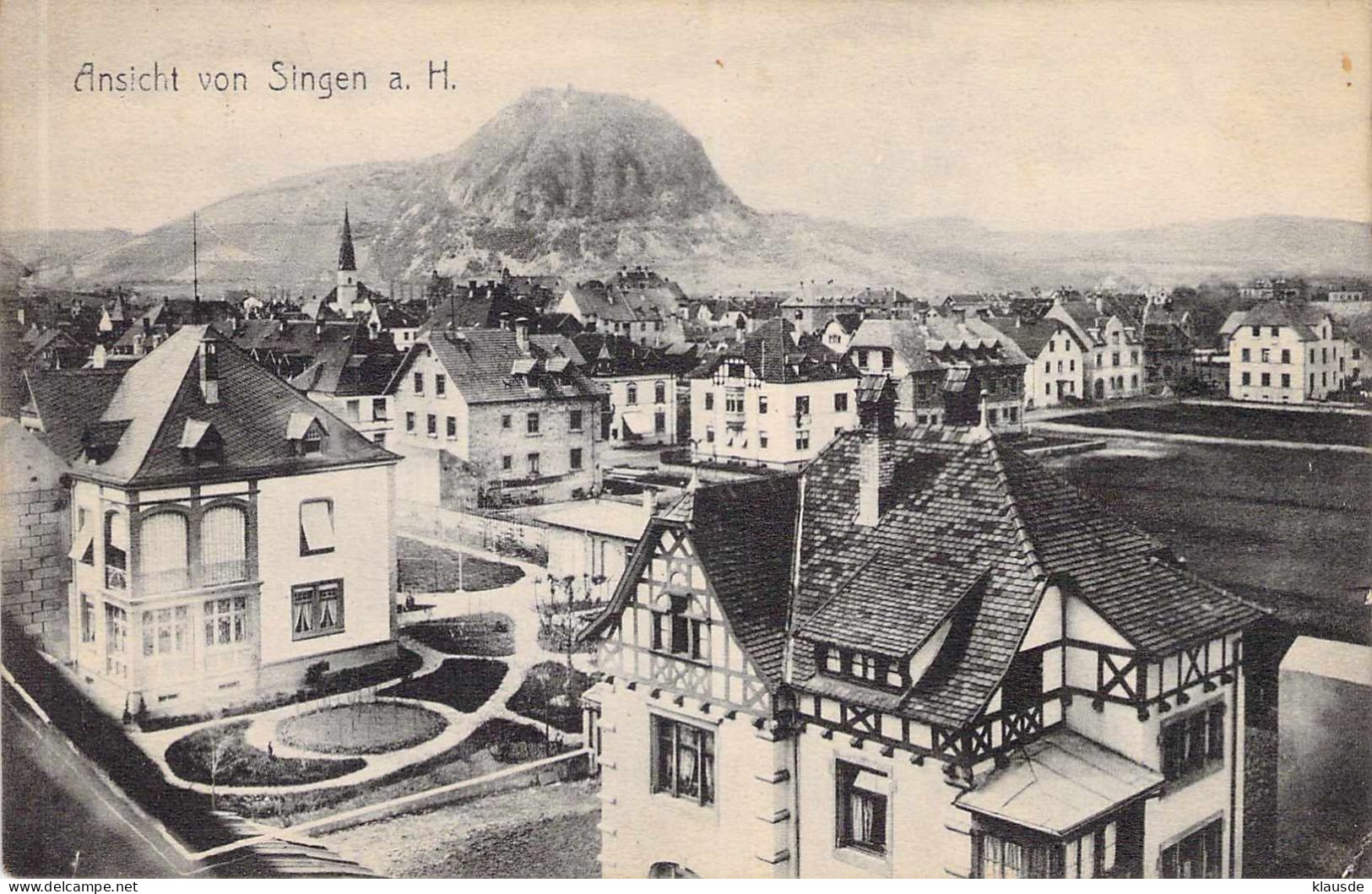 Ansicht Von Singen Gel.1908 - Singen A. Hohentwiel