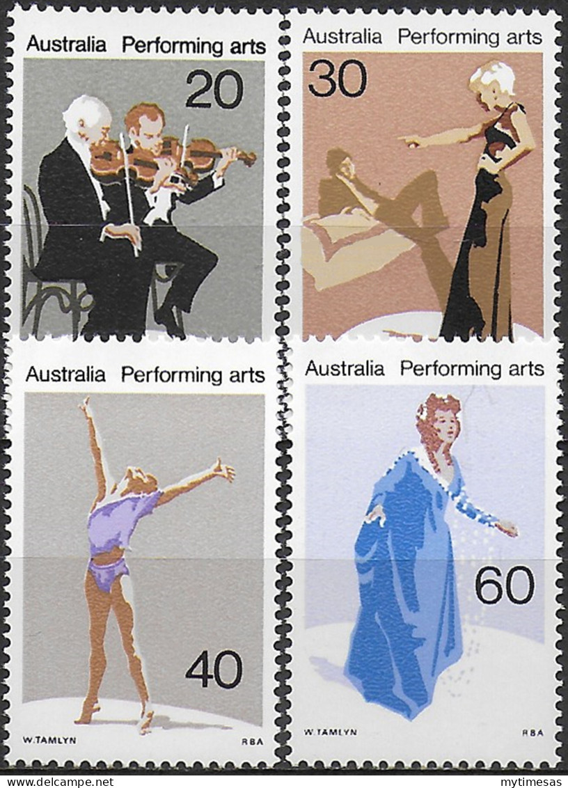 1977 Australia Performing Arts 4v. MNH SG. N. 641/44 - Sonstige & Ohne Zuordnung