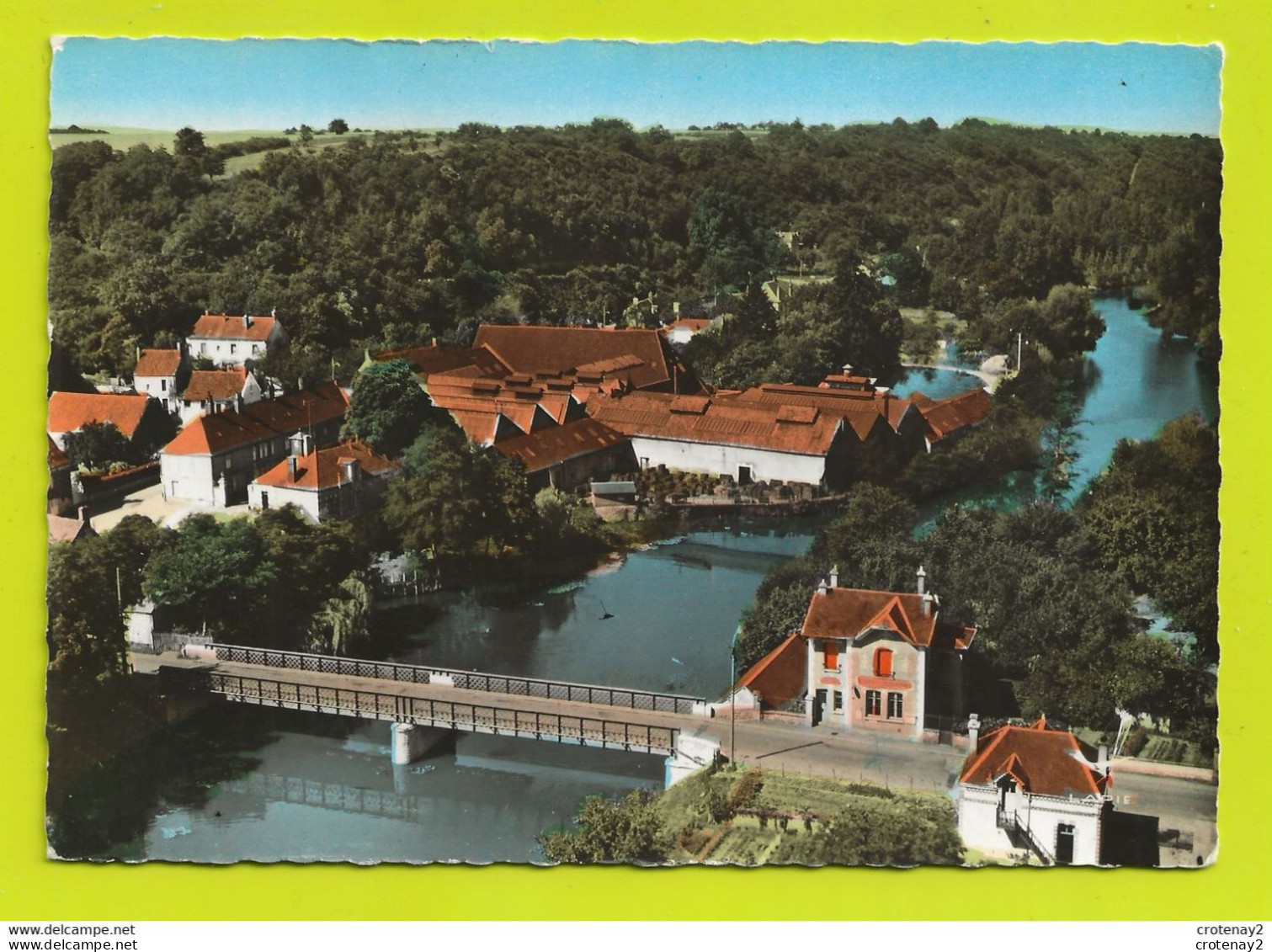 41 En Avion Au Dessus De FRETEVAL Vers Morée N°6 Le Pont Sur Le Loir En 1965 Bâtiment Postes Et Télégraphes - Moree