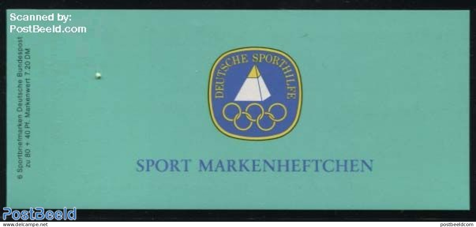 Germany, Federal Republic 1984 Sports Booklet, Mint NH, Sport - Gymnastics - Sport (other And Mixed) - Stamp Booklets - Neufs