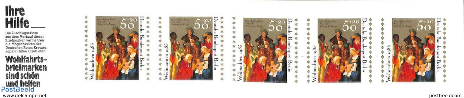 Germany, Berlin 1985 Christmas Booklet, Mint NH, Religion - Christmas - Stamp Booklets - Unused Stamps