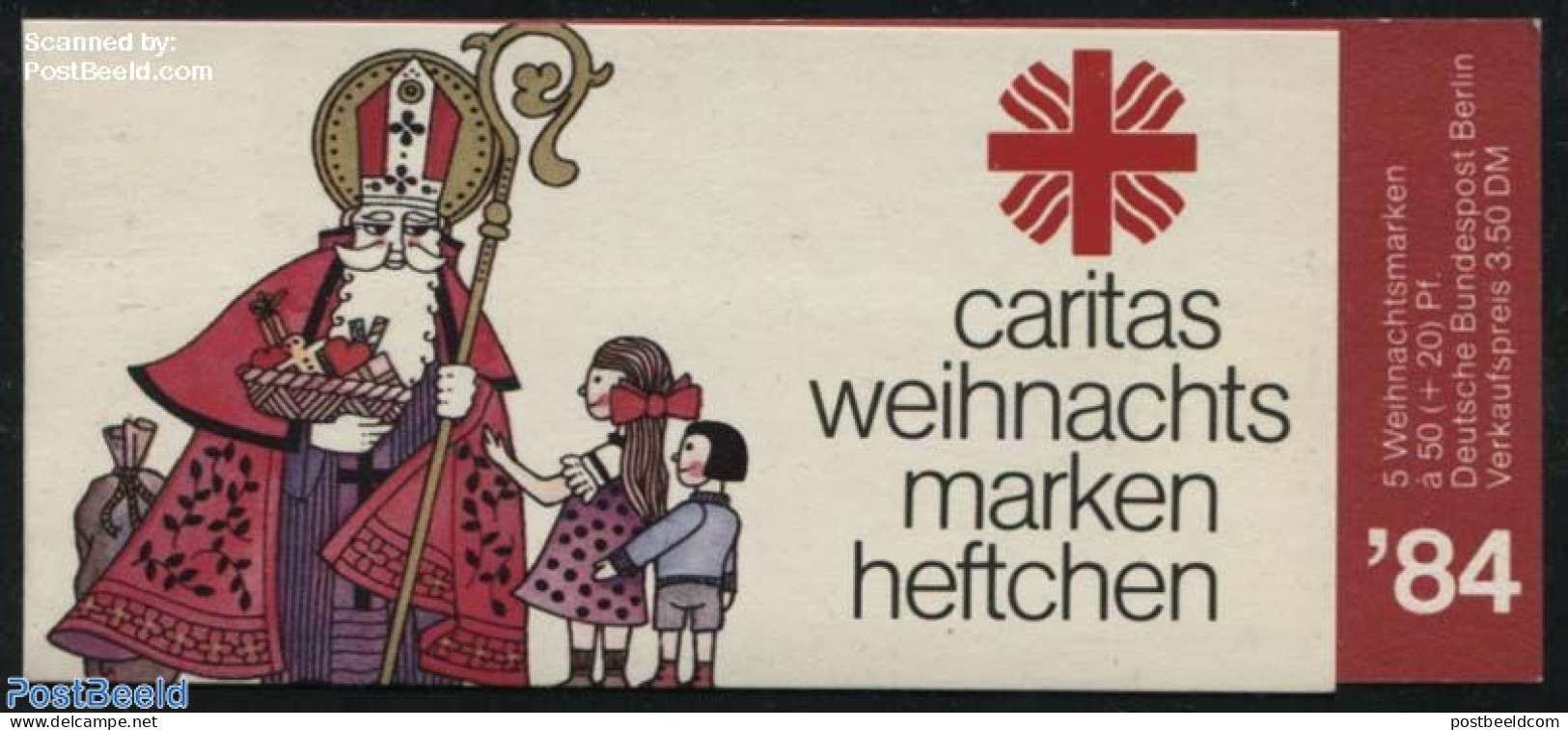 Germany, Berlin 1984 Christmas Booklet, Mint NH, Religion - Christmas - Saint Nicholas - Stamp Booklets - Unused Stamps