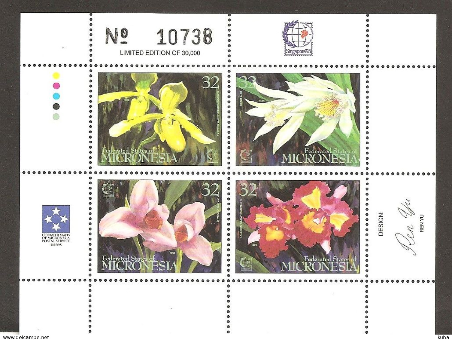 Micronesia Flowers   MNH - Andere & Zonder Classificatie