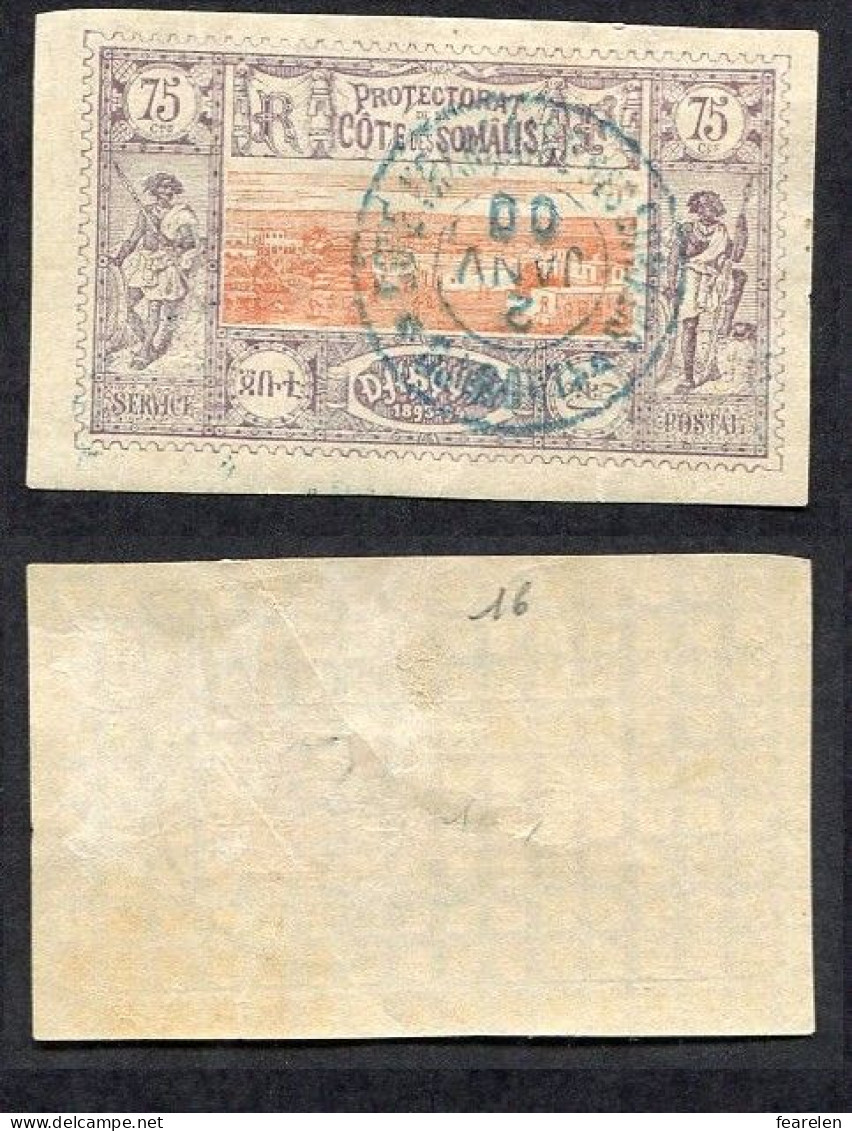 Colonie Française, Cote Des Somalies N°16 Oblitéré, Qualité Très Beau - Used Stamps