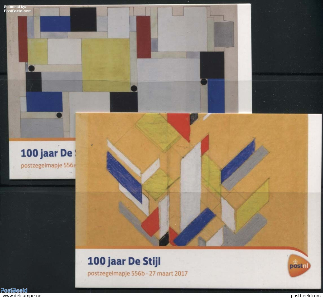 Netherlands 2017 100 Years De Stijl, Presentation Pack 556a+b, Mint NH, Art - Industrial Design - Modern Art (1850-pre.. - Ongebruikt