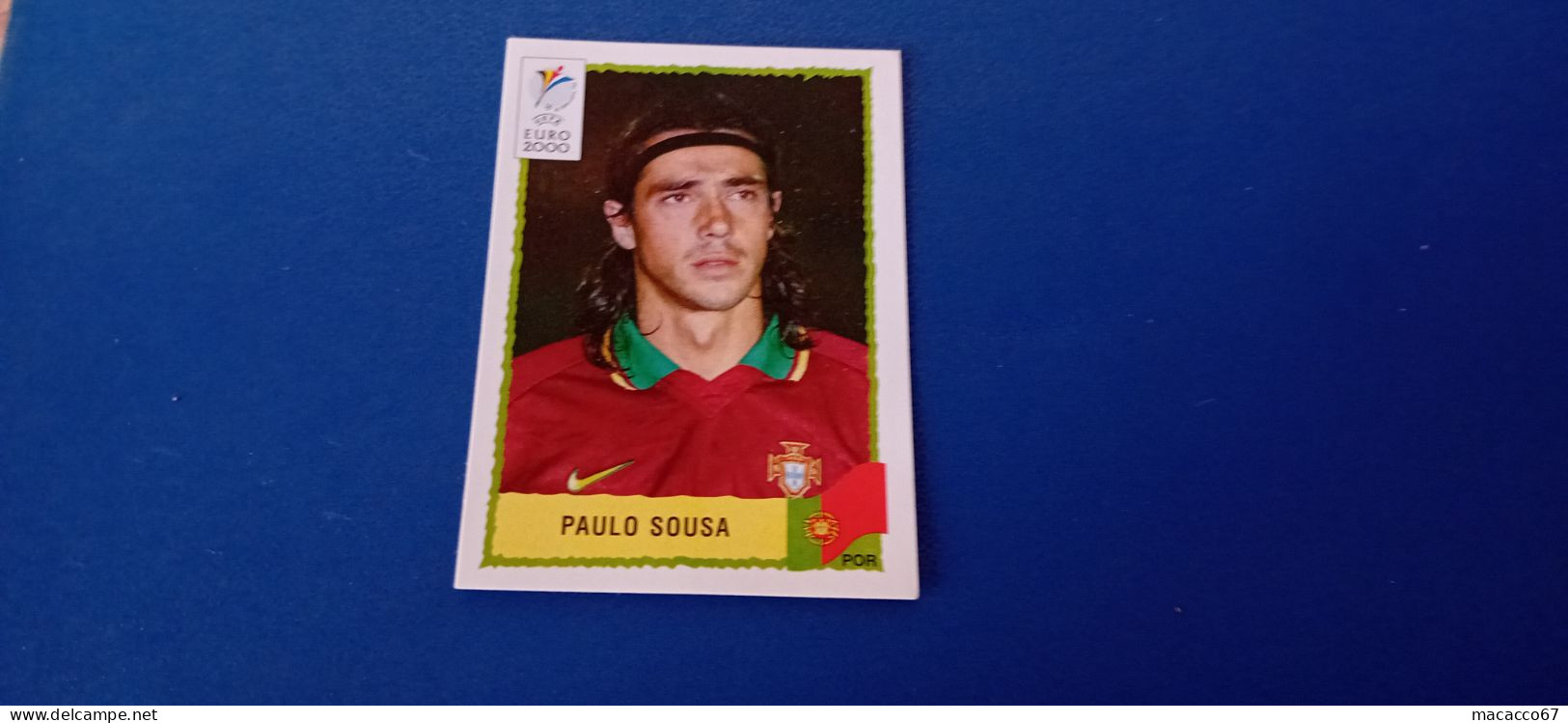 Figurina Panini Euro 2000 - 063 Paulo Sousa Portogallo - Edición Italiana