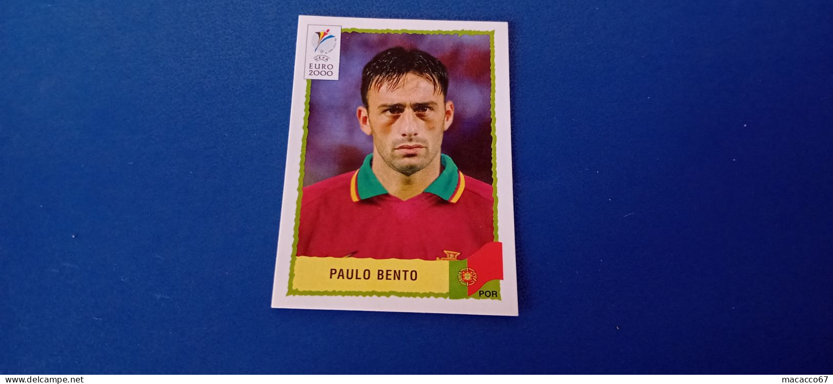 Figurina Panini Euro 2000 - 064 Paulo Bento Portogallo - Italiaanse Uitgave