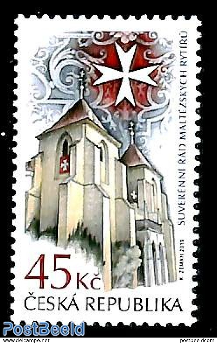 Czech Republic 2019 Malteser Order 1v, Mint NH, Health - St John - Sonstige & Ohne Zuordnung