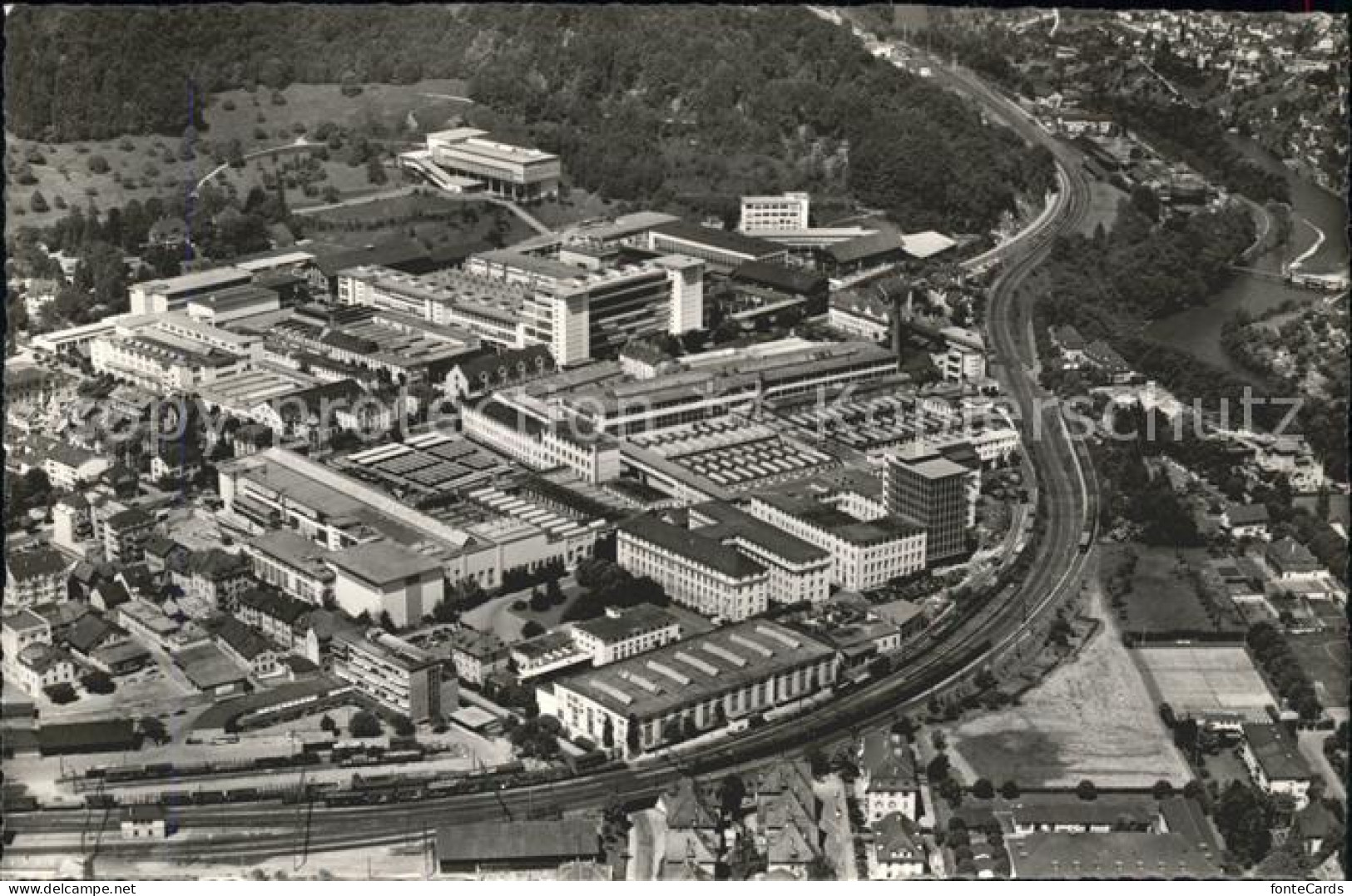 11943419 Baden AG Brown Boceri Cie Fliegeraufnahme Baden - Sonstige & Ohne Zuordnung