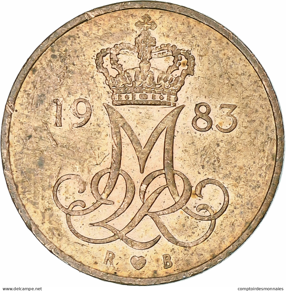 Danemark, 5 Öre, 1983 - Dänemark