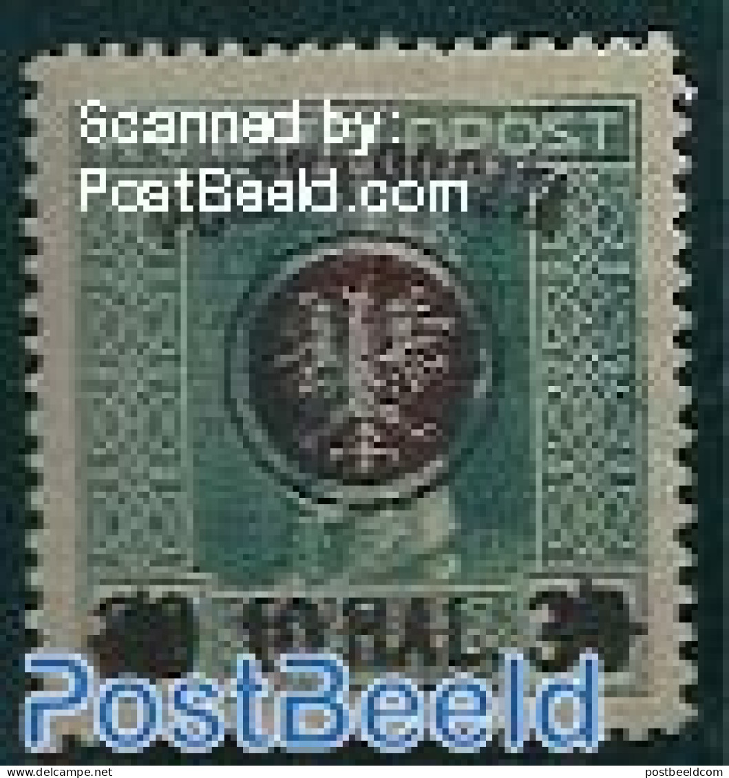 Poland 1918  Inspected Stamp. 10H On 30H, Violet Overprint, Stamp Out Of Set, Mint NH - Unused Stamps