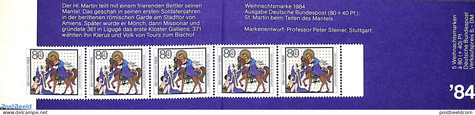 Germany, Federal Republic 1984 Christmas Booklet, Mint NH, Stamp Booklets - Art - Neufs