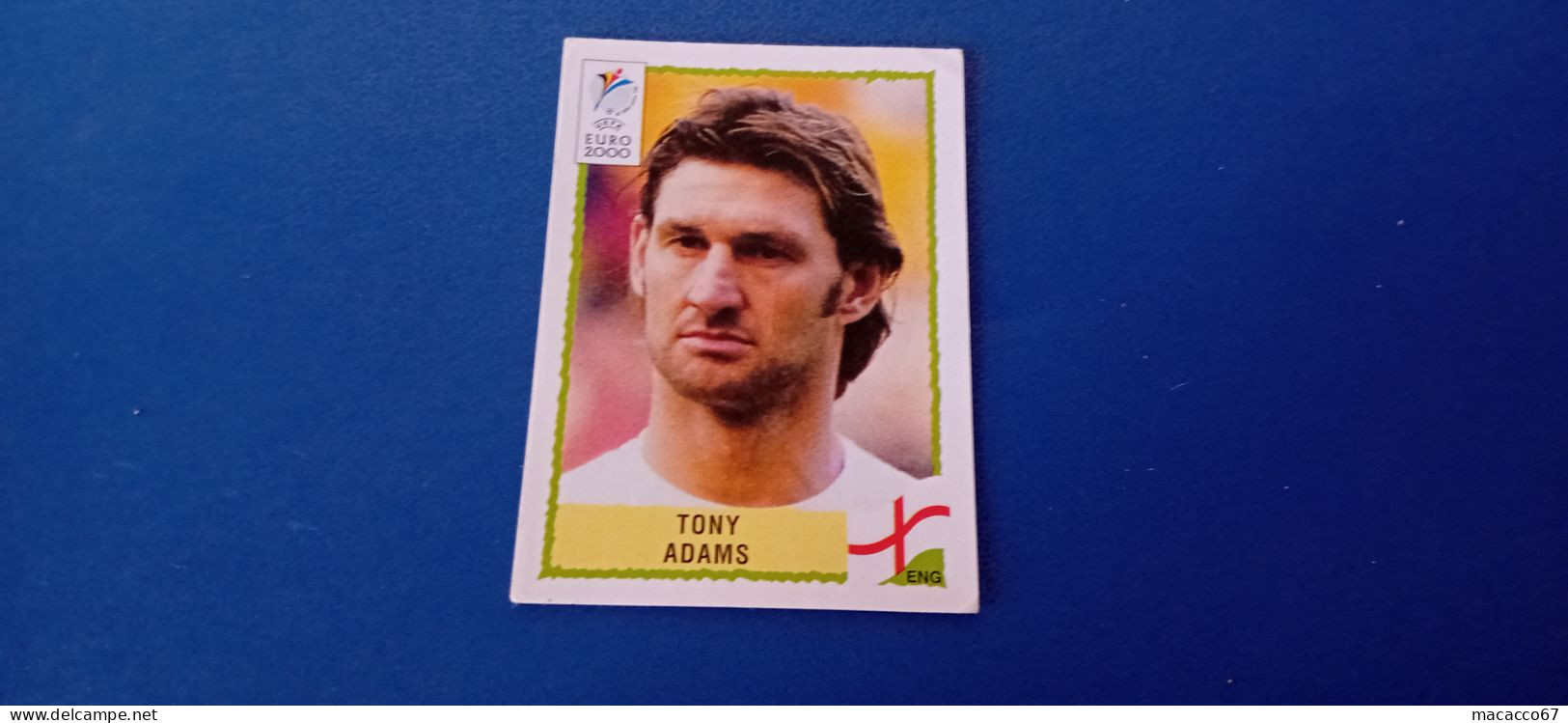 Figurina Panini Euro 2000 - 077 Adams Inghilterra - Italiaanse Uitgave