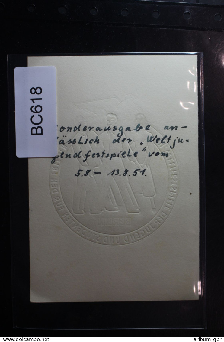 DDR 289-292 Auf Postkarte Amtl. Faltkarte #BC618 - Other & Unclassified
