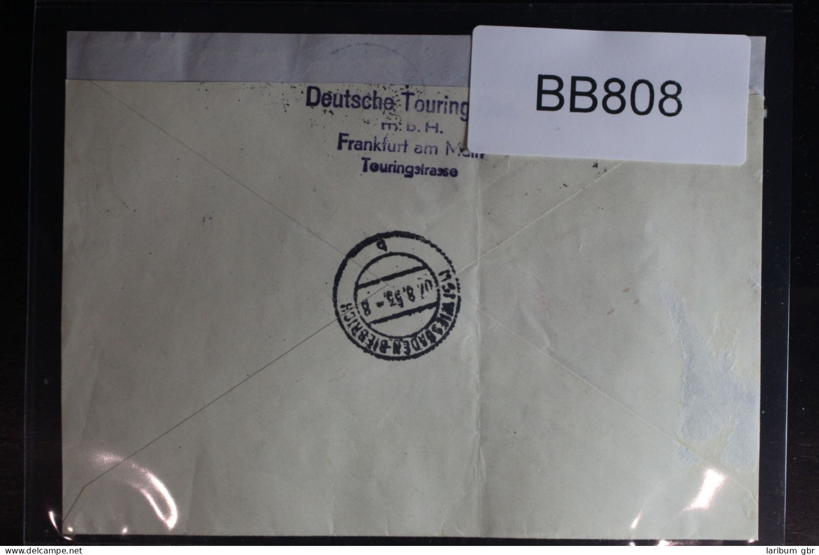 BRD 166, 169 Auf Brief Als Mischfrankatur Portogerechter Eilbrief #BB808 - Altri & Non Classificati