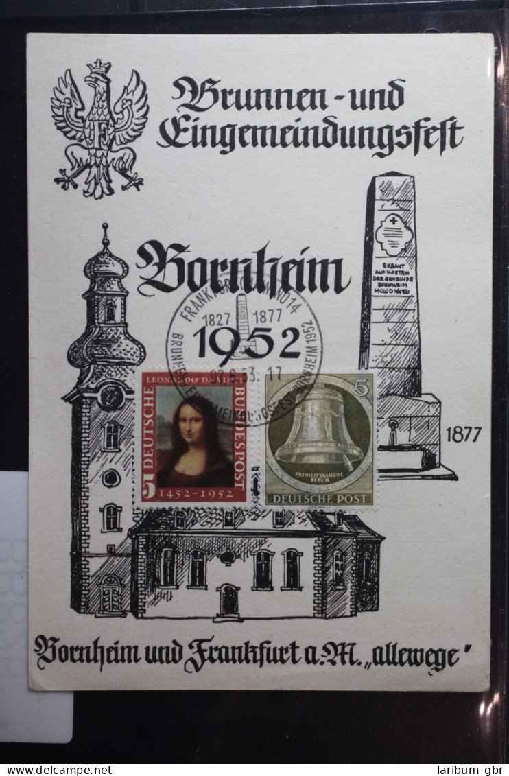 Berlin 82 U.a. Auf Postkarte (Gedenkkarte Bornheim) #BB826 - Andere & Zonder Classificatie