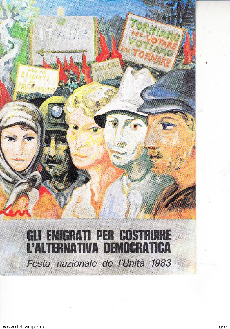 ITALIA  1983 -  Festa Nazionale Dell'Unità  - Reggio Emilia - Ohne Zuordnung