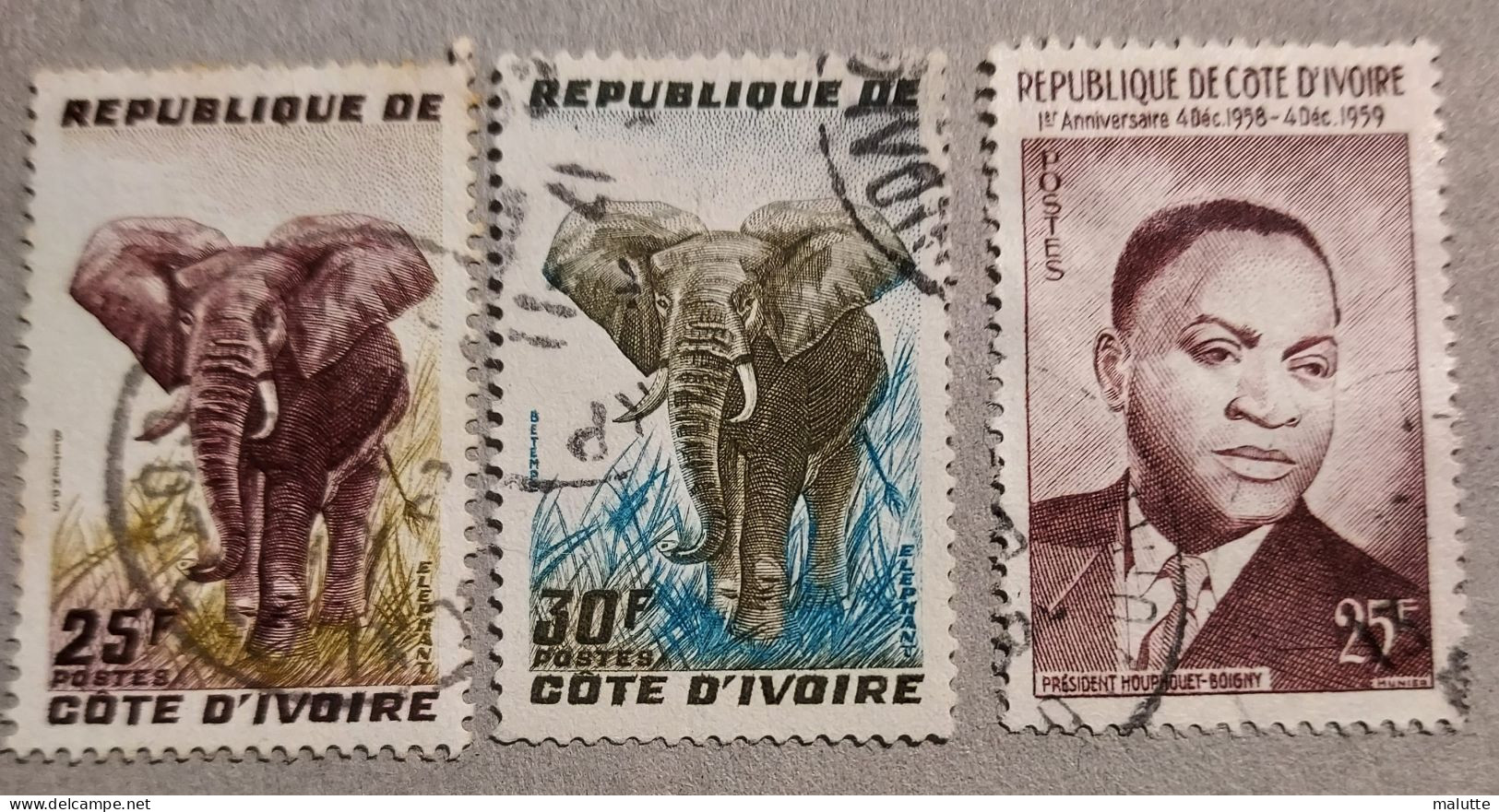 Côte D'ivoire YT 178 à 180 Oblitérés - Côte D'Ivoire (1960-...)