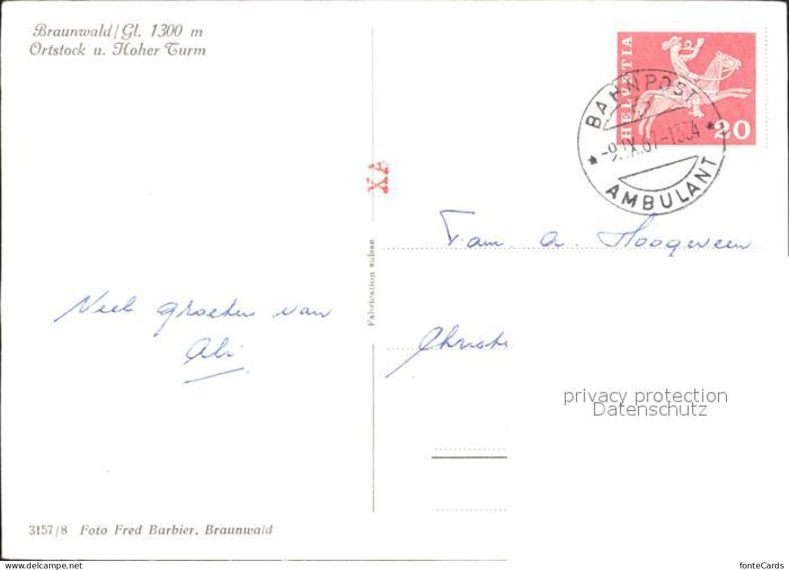 11923879 Braunwald GL Ortstock Hoher Turm Braunwald - Other & Unclassified