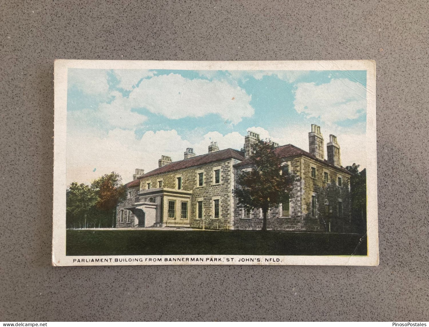 Parliament Building From Bannerman Park, St John's Newfoundland Carte Postale Postcard - St. John's