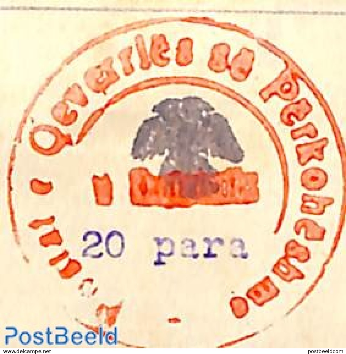 Albania 1913 20pa, Stamp Out Of Set, Unused (hinged) - Albanie