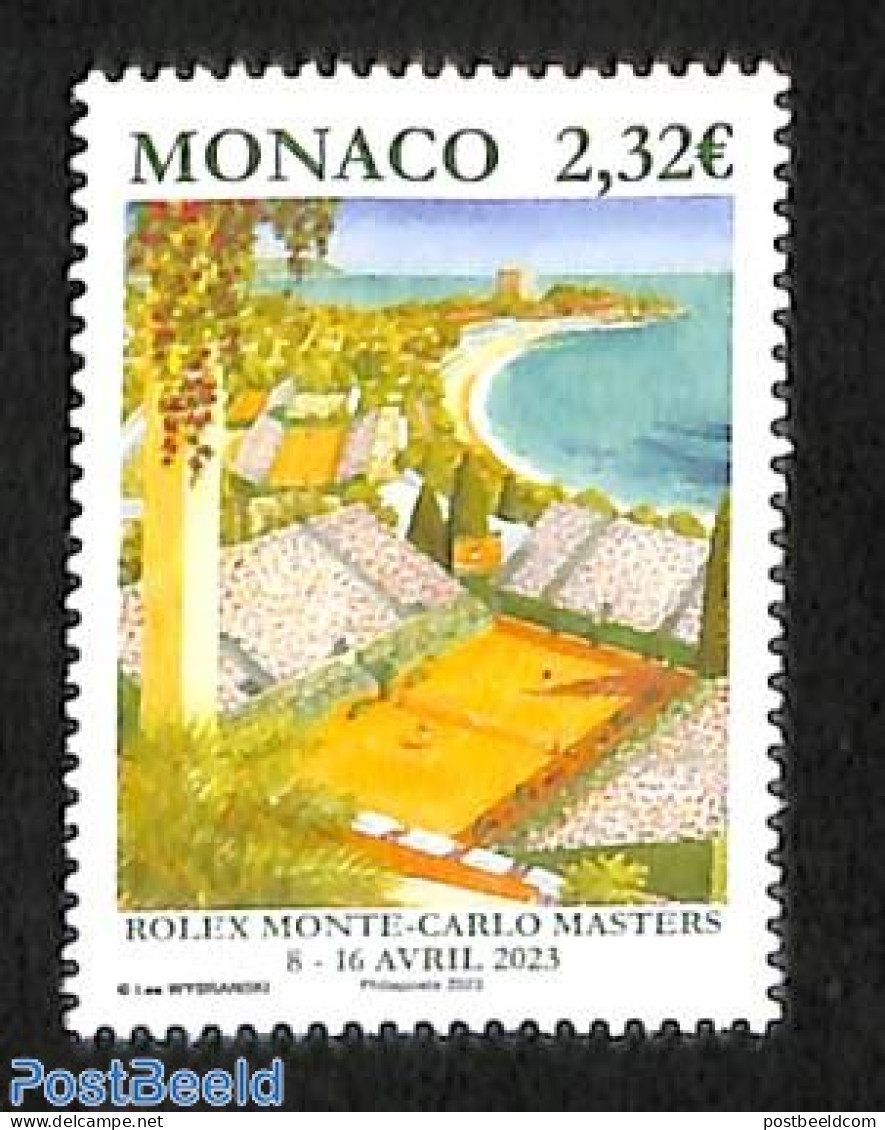 Monaco 2023 Rolex Monte Carlo Masters 1v, Mint NH, Sport - Tennis - Unused Stamps