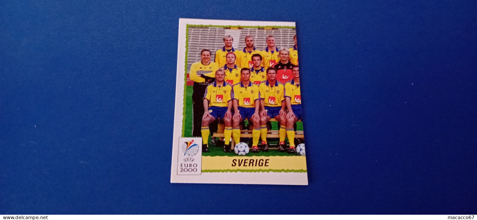 Figurina Panini Euro 2000 - 119 Squadra Svezia Sx - Edition Italienne