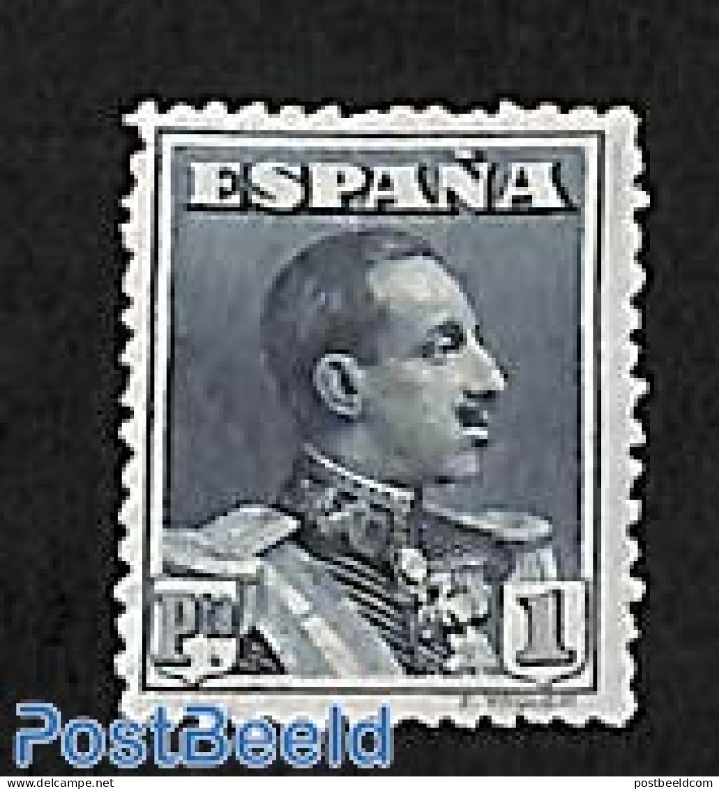 Spain 1924 1pta, Stamp Out Of Set, Unused (hinged) - Neufs