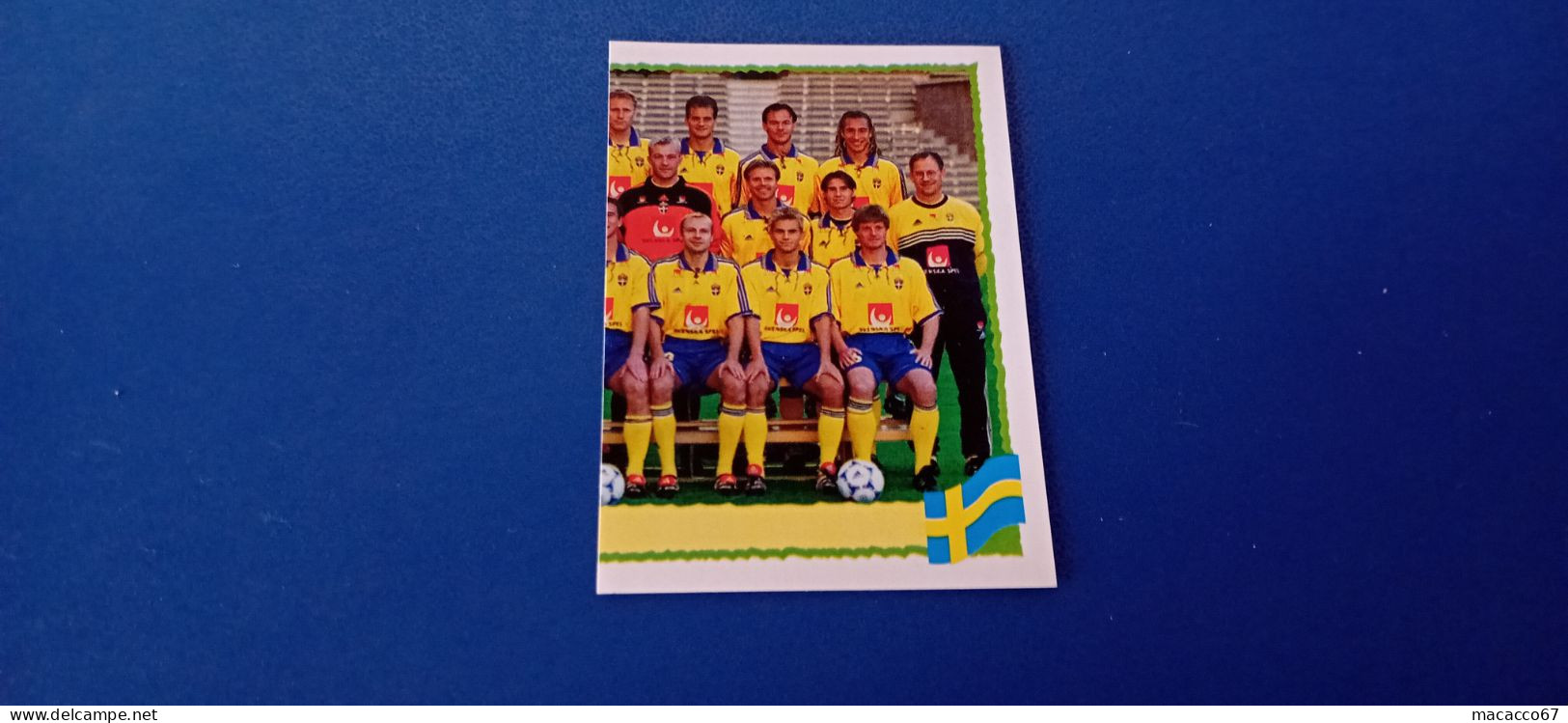 Figurina Panini Euro 2000 - 120 Squadra Svezia D.x - Edition Italienne