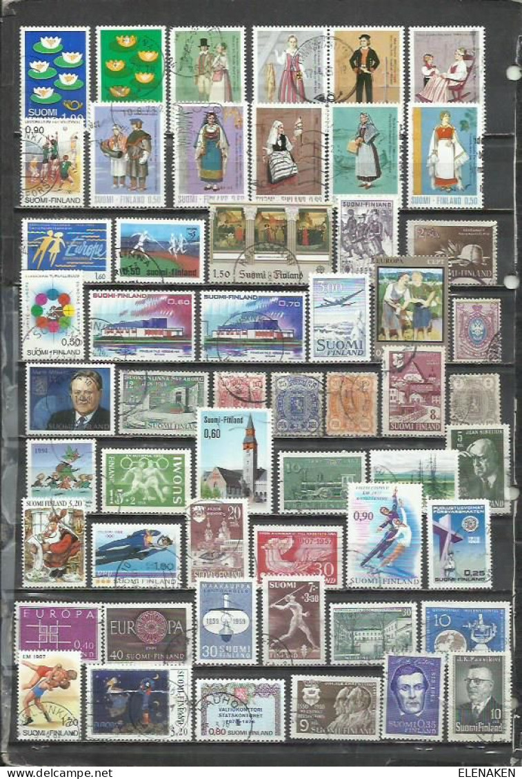 G898K-LOTE SELLOS FINLANDIA,SIN TASAR,BUENOS VALORES,BUENA CALIDAD. STAMPS LOT FINLAND, Untaxed, Good Val - Collections