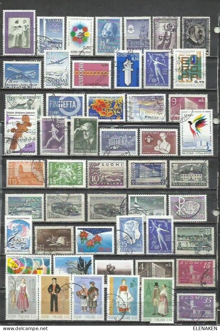 G898L-LOTE SELLOS FINLANDIA,SIN TASAR,BUENOS VALORES,BUENA CALIDAD. STAMPS LOT FINLAND, Untaxed, Good Val - Verzamelingen