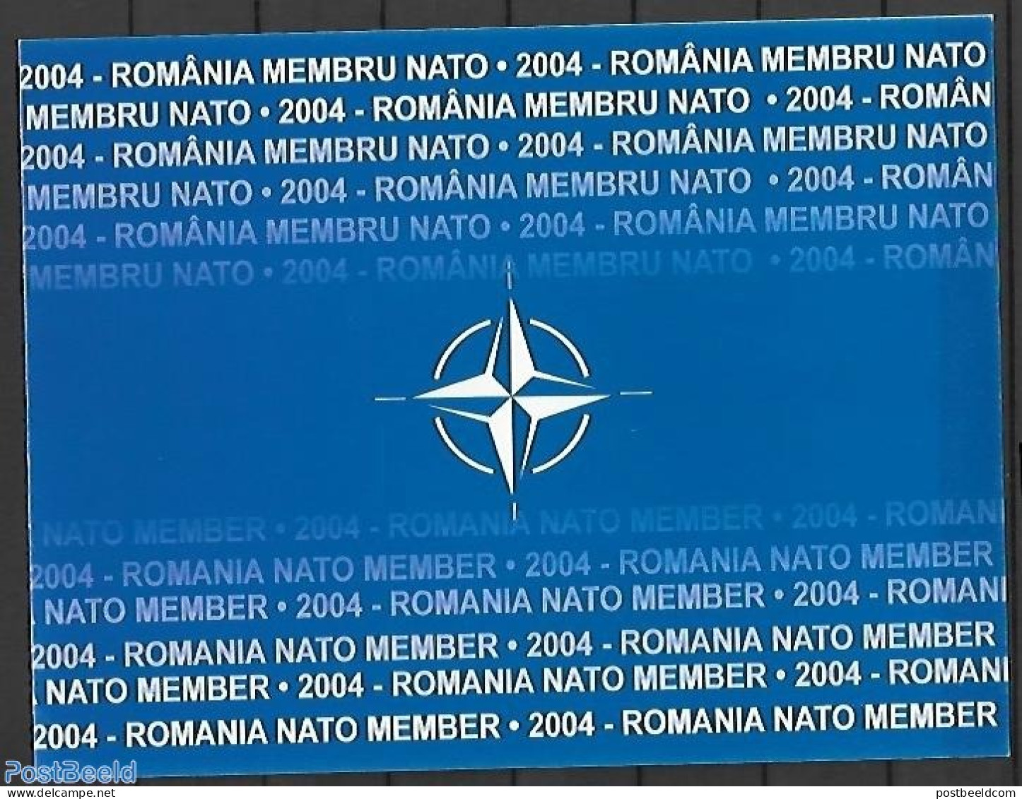 Romania 2004 1 M/s In Folder., Mint NH, History - NATO - Ungebraucht