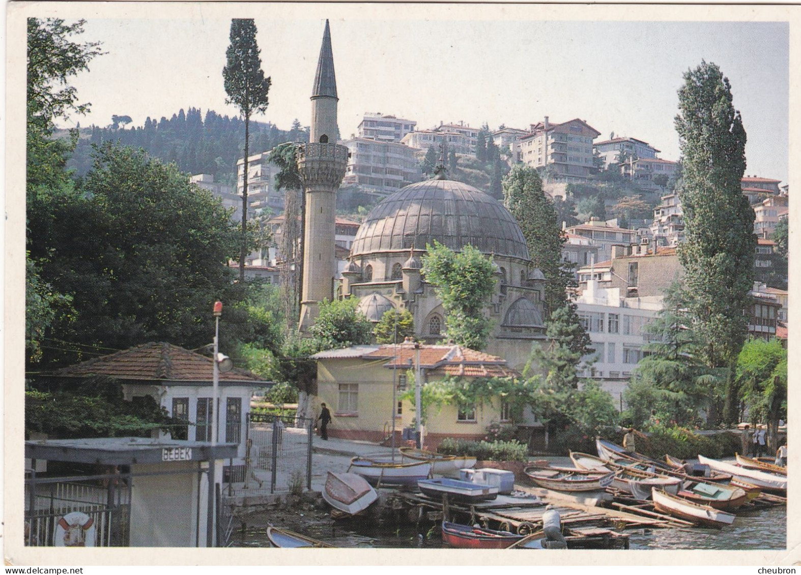 TURQUIE. ISTANBUL (ENVOYE DE) . " BABEK MOSQUE ". ANNÉE 1992+ TEXTE + TIMBRES. FORMAT 17 X 12 Cm. - Turkije