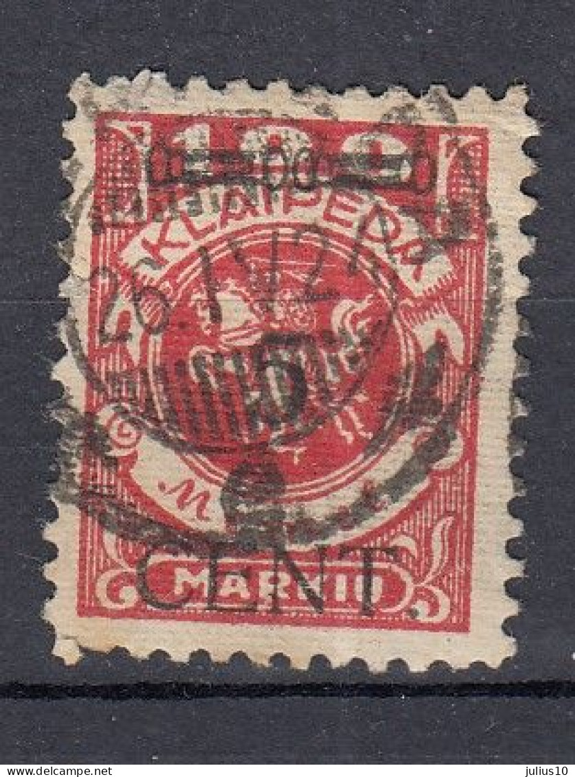 MEMEL 1923 Used (o) Mi 180 #MM39 - Memel (Klaïpeda) 1923