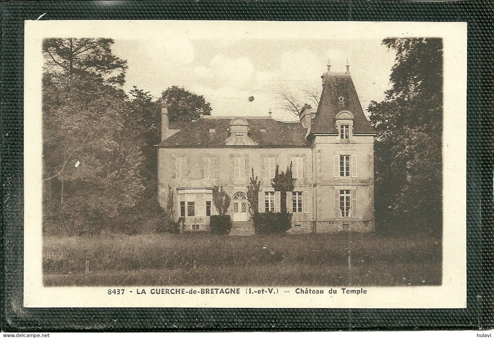 35  LA GUERCHE DE BRETAGNE - CHATEAU DU TEMPLE (ref 8306) - La Guerche-de-Bretagne