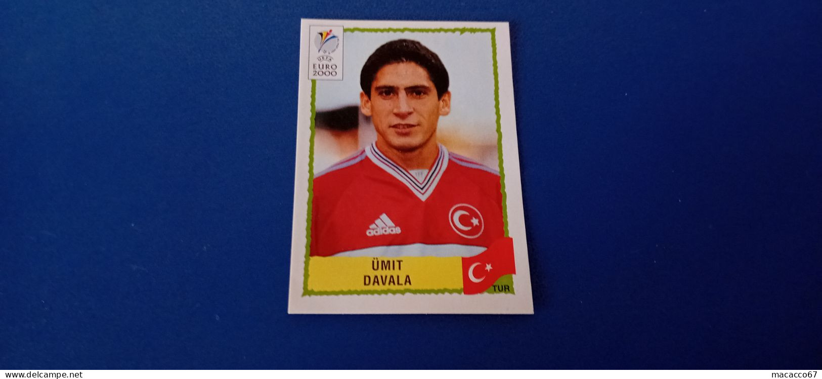 Figurina Panini Euro 2000 - 159 Umit Davala Turchia - Edición Italiana
