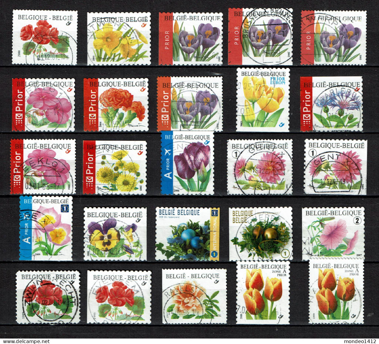 België - 01 - Bloemen, Fleurs, Flowers, Blumen - Collections