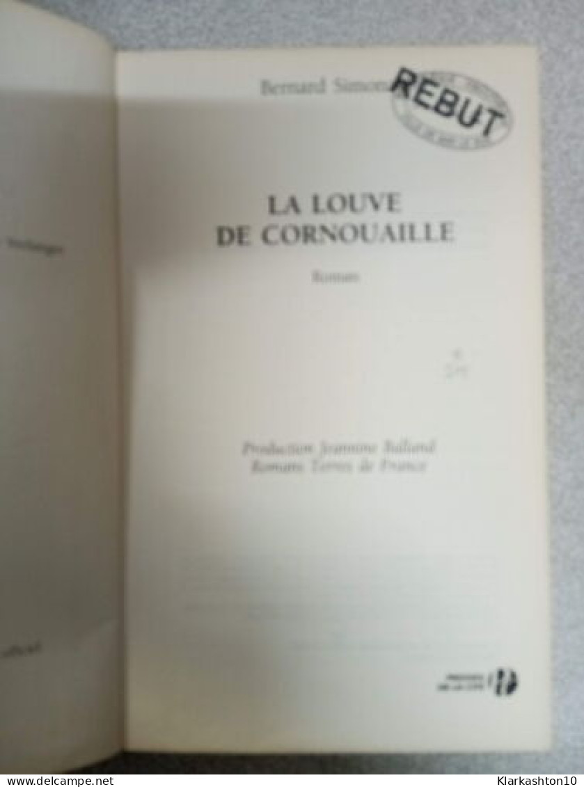 La Louve Cornouaille - Andere & Zonder Classificatie