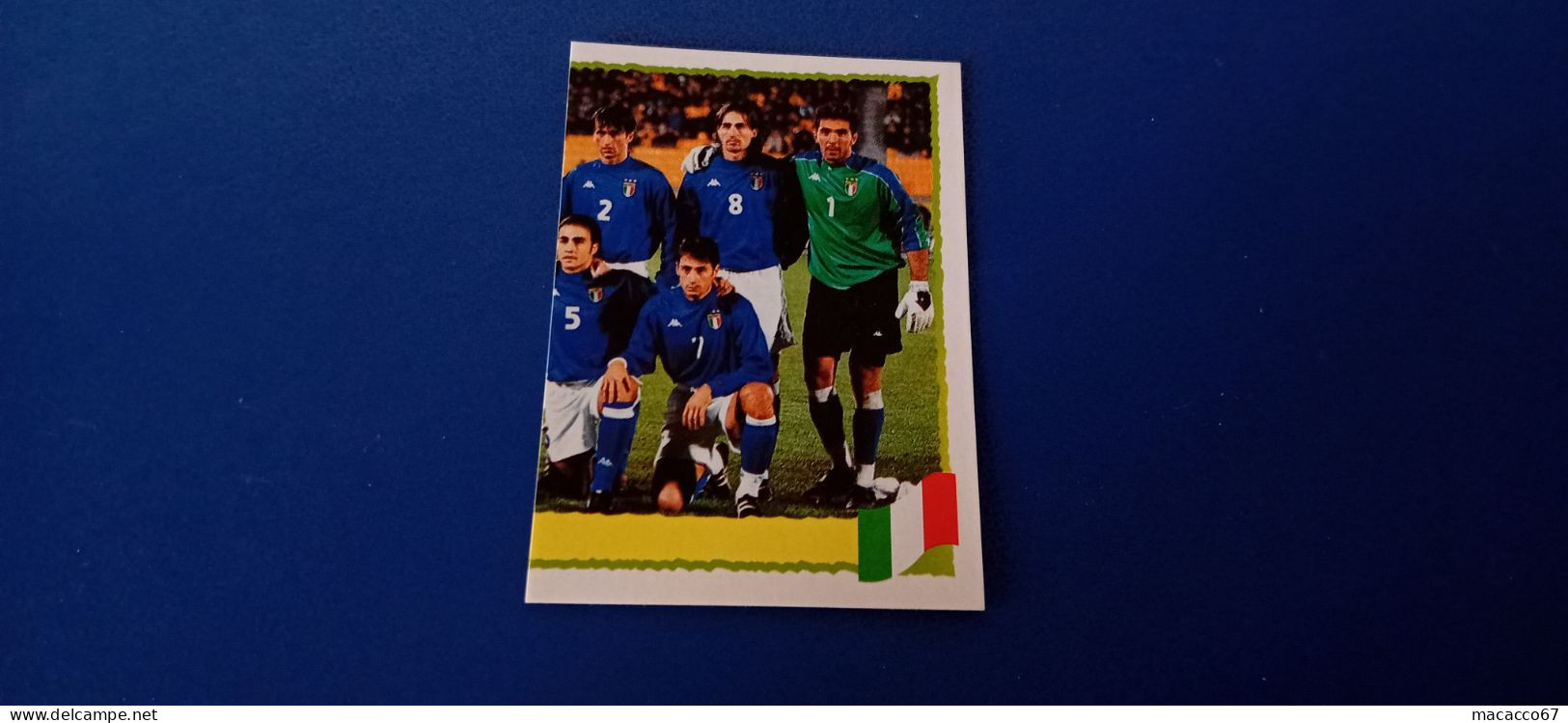 Figurina Panini Euro 2000 - 166 Squadra Italia Dx - Italian Edition