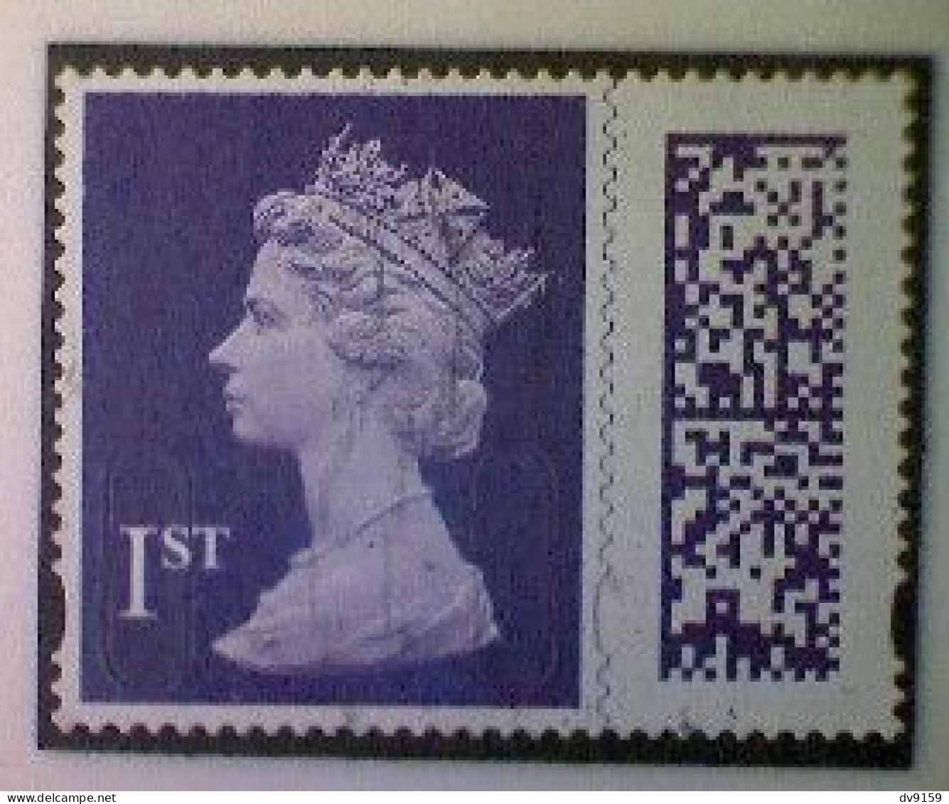 Great Britain, Scott MH501, Used (o), 2022 Machin (MEIL/M22L) Queen Elizabeth II, 1st, Violet - Série 'Machin'